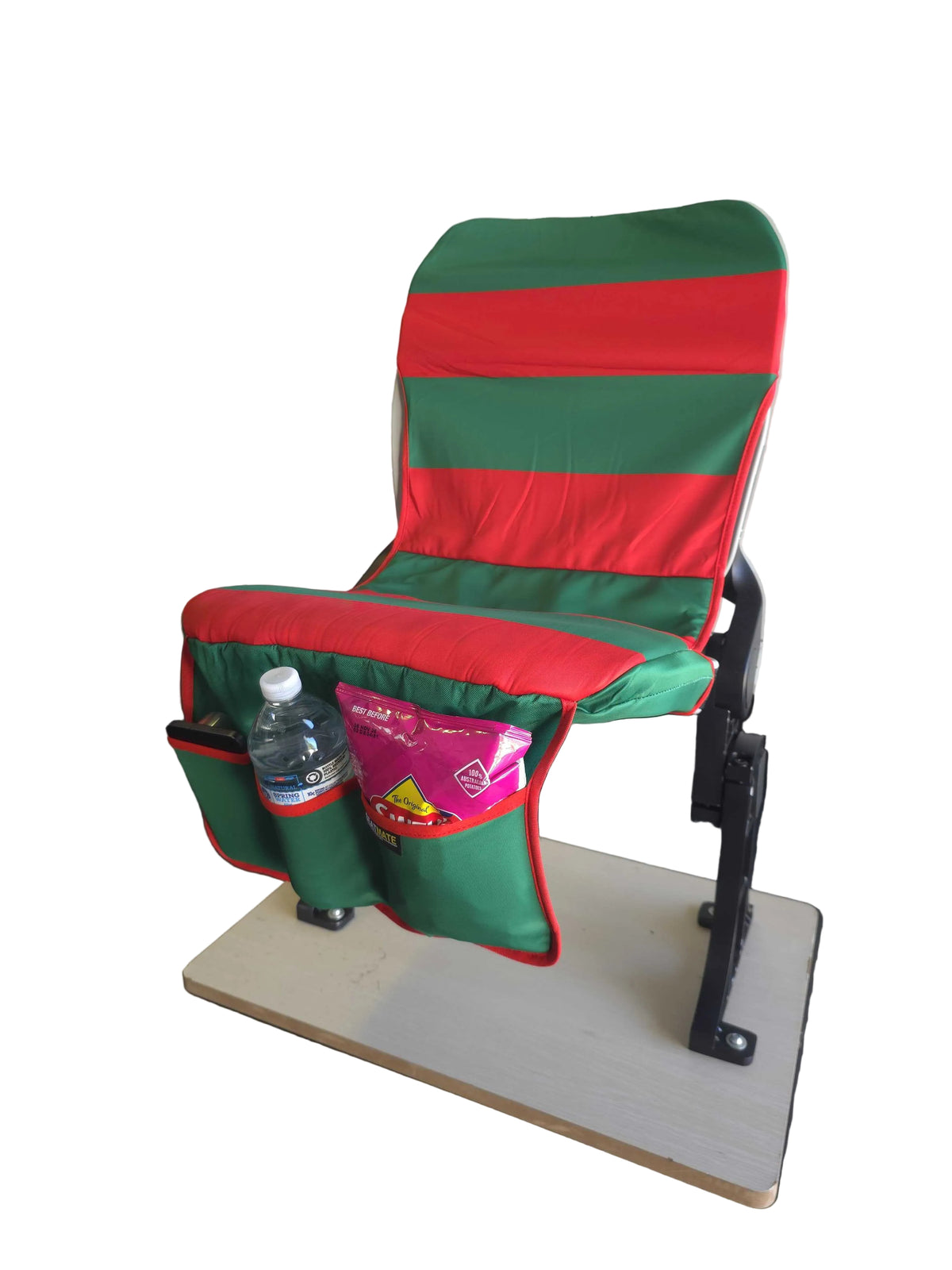 [Coming Soon] Green and Red Stripes - SEATMATE Stadium Seat Cover