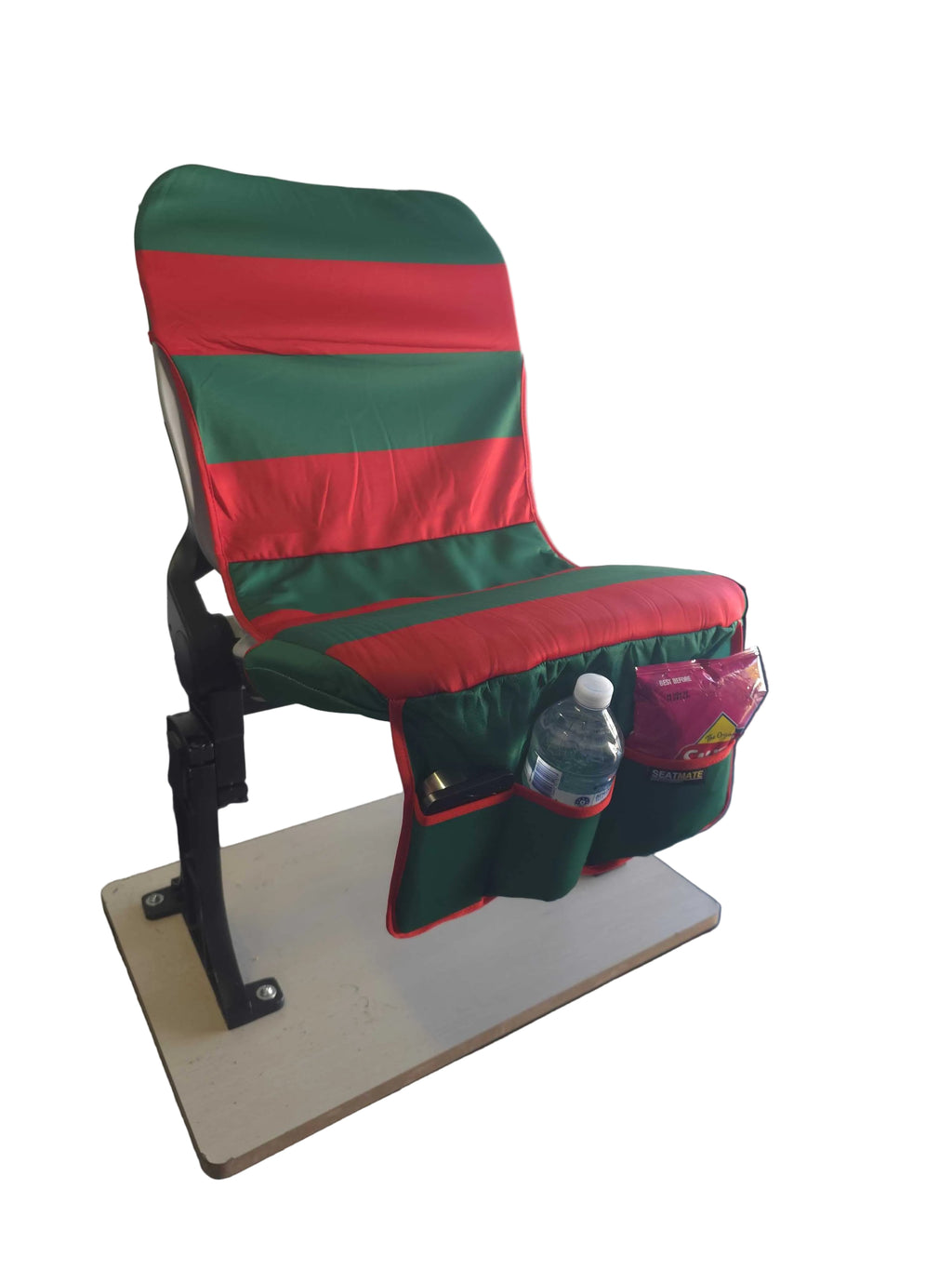 [Coming Soon] Green and Red Stripes - SEATMATE Stadium Seat Cover