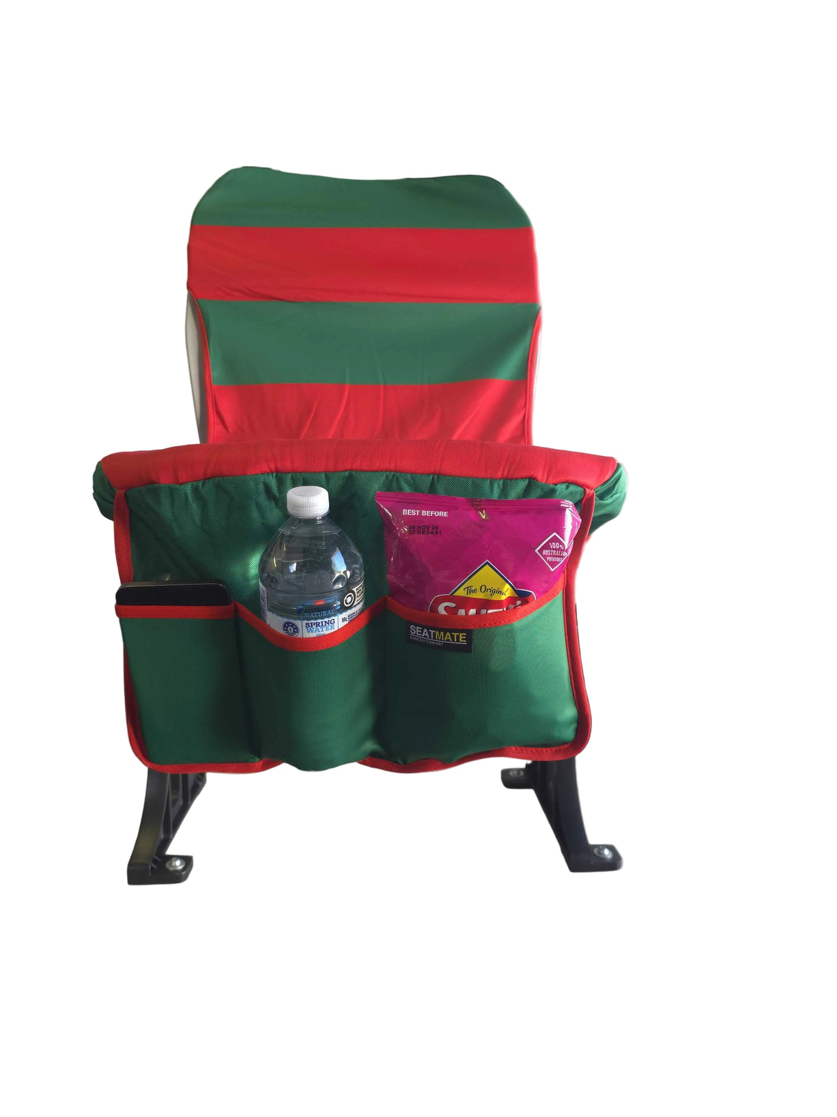 [Coming Soon] Green and Red Stripes - SEATMATE Stadium Seat Cover