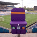 [Coming Soon] Purple with two Orange Stripes - SEATMATE stadium seat cover
