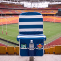 [Coming Soon] Blue and White Stripe - SEATMATE stadium seat cover