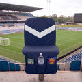 [Coming soon] Navy with white chevron - SEATMATE stadium seat cover