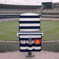 [Coming Soon] Navy & White Horizontal Stripe - SEATMATE Stadium Seat Cover